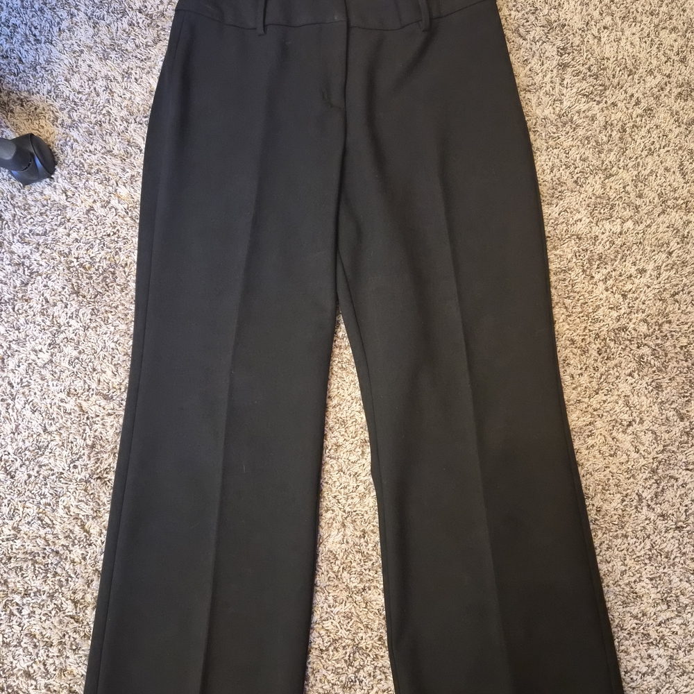 Talbot's Curvy 12P Black Women's Dress Pants